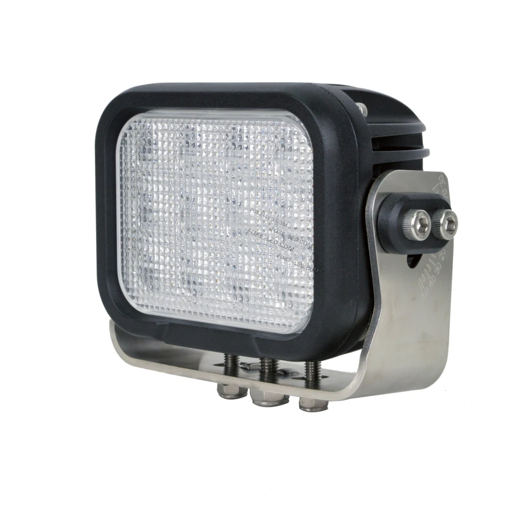 EMC Cispr25 60W Swivel Mounted Osram LEDs Square Compact Super Bright Tractor Offroad Mining Heavy Duty LED Work Light