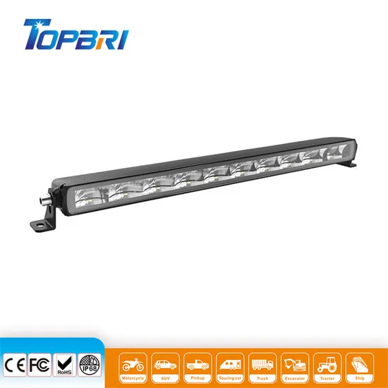 防水オフロード LED ライトバー 240W 42 インチ フラッシュ ワーク ライト バー 4X4 車用