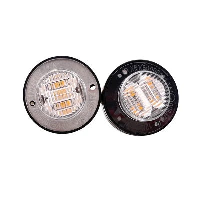 10-30V DC LED リトラクタブルライト R65 証明書付き、リトラクタブル LED ストロボライト、点滅モード、危険警告グリル、車、トラック、車両用安全ライト